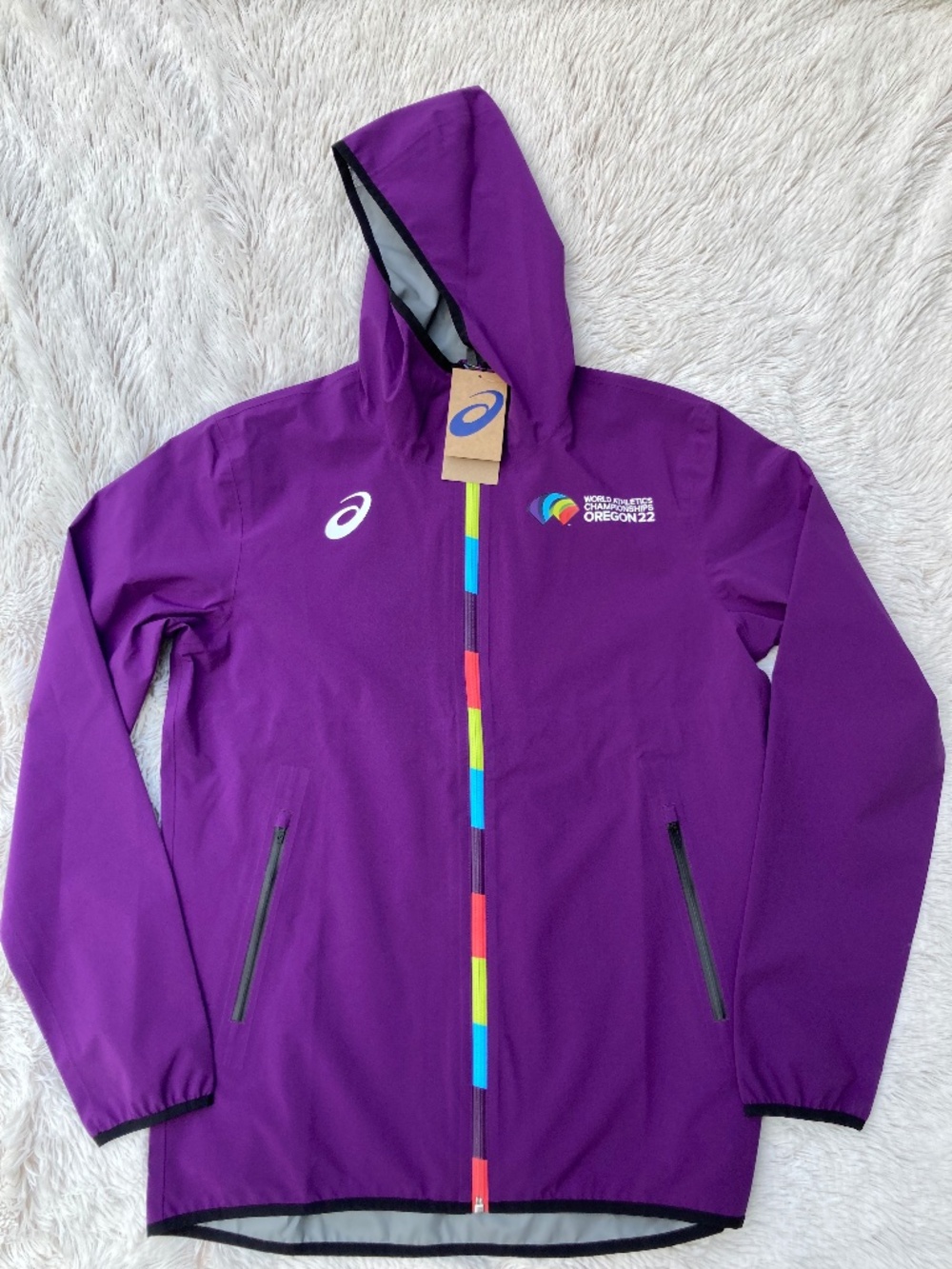 NWT ASICS World Athletics Championships Ready-Set Jacket Men’s Size Medium